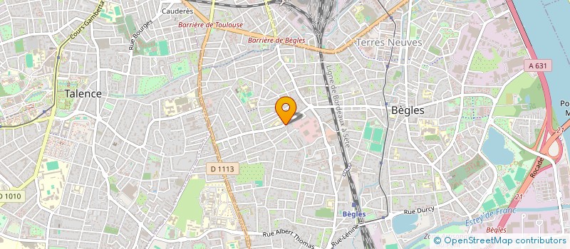 localisation de l'entreprise EUROCOX à BEGLES