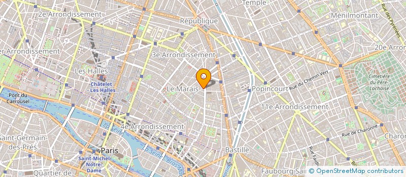 localisation de l'entreprise EUROCREATION CONSEIL  PARIS