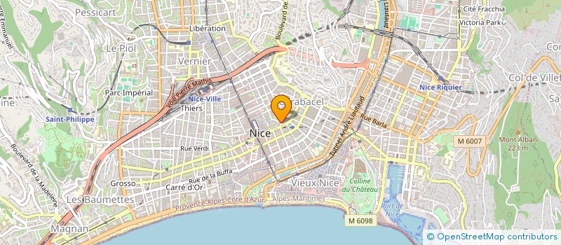 localisation de l'entreprise EUROCREATIS à NICE