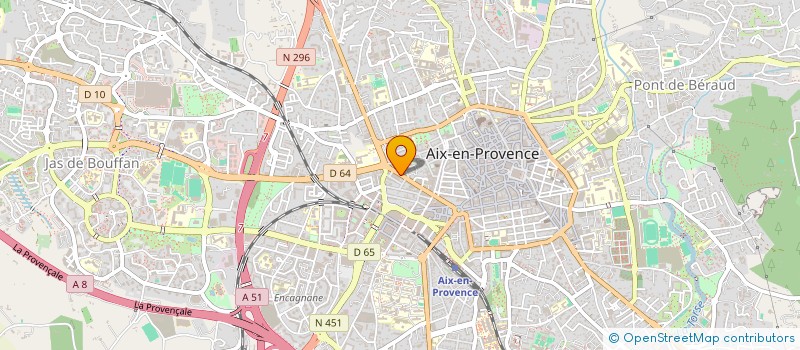 localisation de l'entreprise EUROCREDITS à AIX-EN-PROVENCE