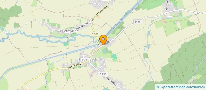 localisation de l'entreprise EUROCROWNS  HAGENBACH