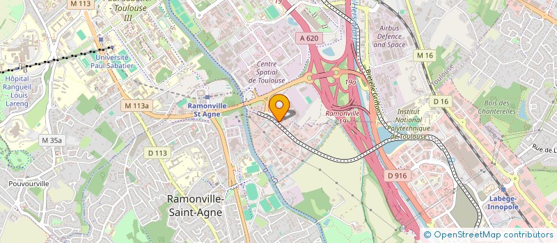 localisation de l'entreprise EUROCRYSTAL à TOULOUSE