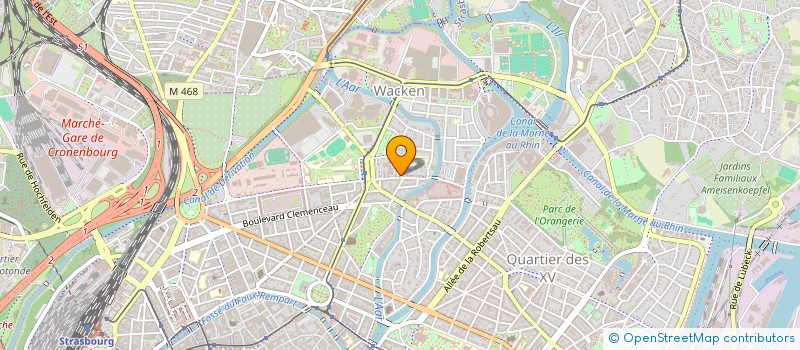 localisation de l'entreprise EUROCYBERSECURITE à STRASBOURG