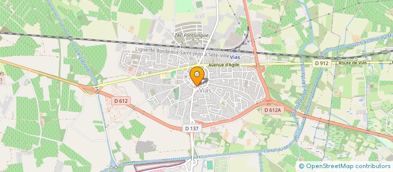 localisation de l'entreprise EUROCYCLES  VIAS