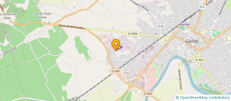 localisation de l'entreprise EURODATAPRINT  GAILLAC