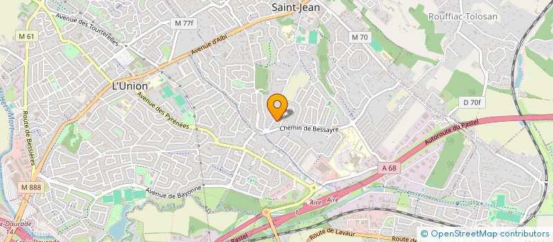 localisation de l'entreprise EURODEAL à SAINT-JEAN
