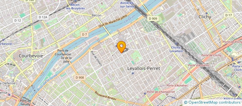 localisation de l'entreprise EURODEAL à LEVALLOIS-PERRET