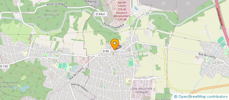 localisation de l'entreprise EURODEB ET CONSEILS à COURTRY