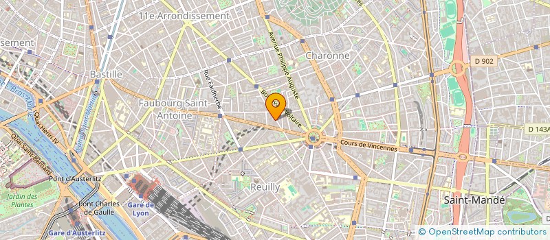 localisation de l'entreprise EURODECO  PARIS