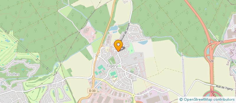localisation de l'entreprise EURODECO à TIGERY