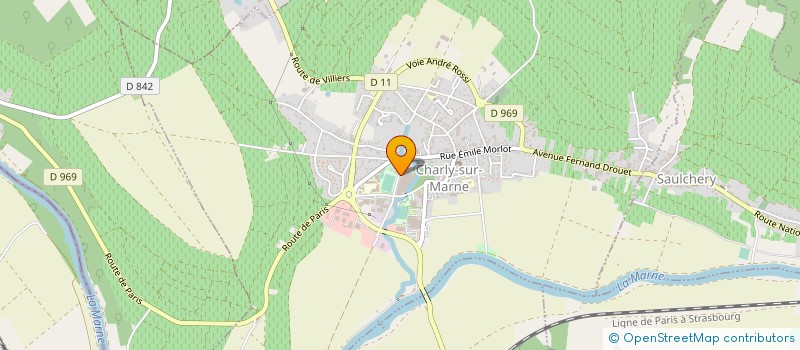 localisation de l'entreprise EURODECOUPE à CHARLY-SUR-MARNE