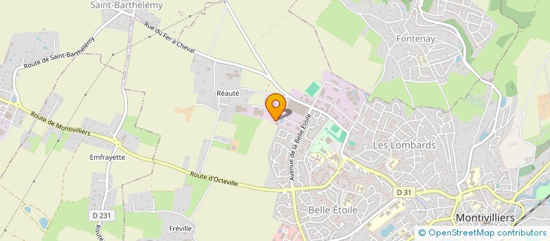 localisation de l'entreprise EURODELTA à MONTIVILLIERS