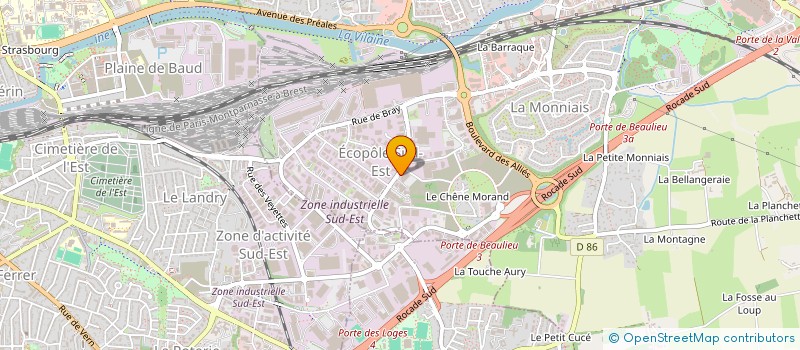 localisation de l'entreprise EURODEM 35 à PARIS