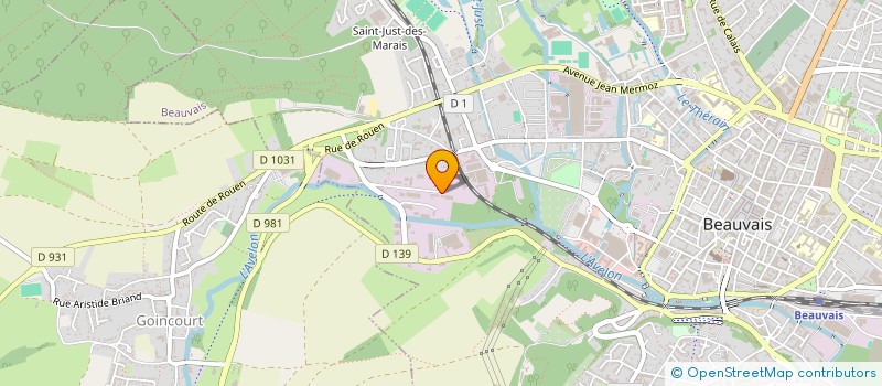 localisation de l'entreprise EURODEM à BEAUVAIS