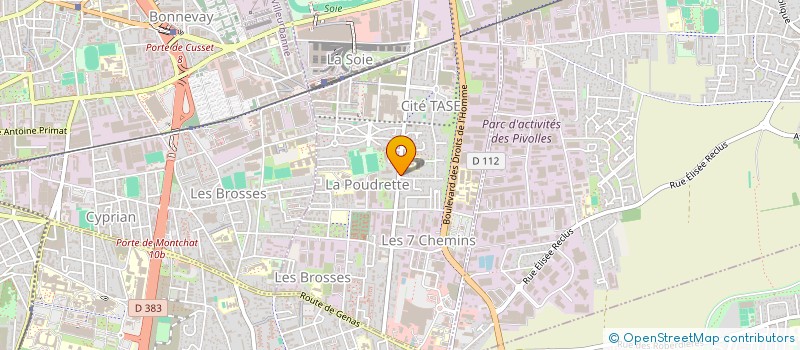 localisation de l'entreprise EURODIAM  VAULX-EN-VELIN