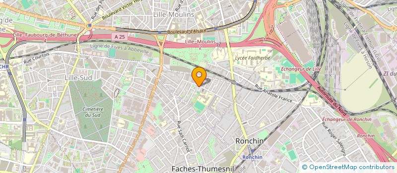 localisation de l'entreprise EURODIS à LILLE