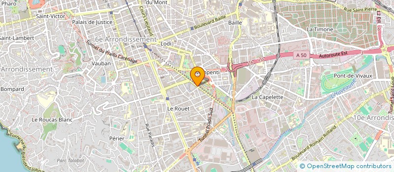 localisation de l'entreprise EURODIS à MARSEILLE