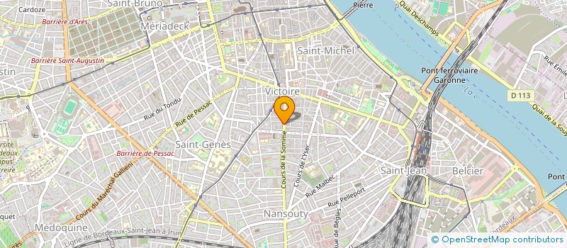 localisation de l'entreprise EURODIS à BORDEAUX