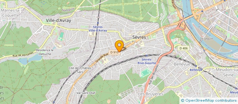 localisation de l'entreprise EURODIS à SEVRES