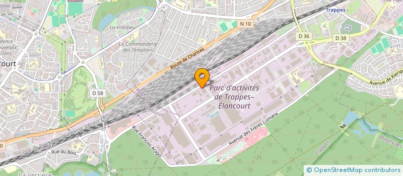 localisation de l'entreprise EURODIS EXPANSION  TRAPPES