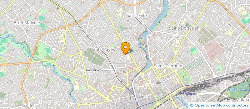 localisation de l'entreprise EURODISTRIBUTION 44 à NANTES