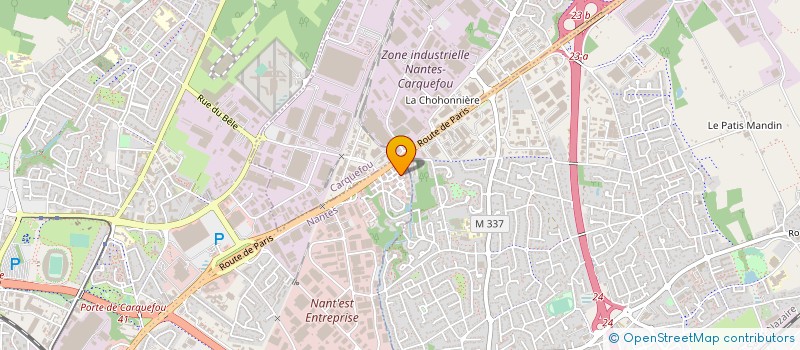 localisation de l'entreprise EURODISTRISERVICE SA à NANTES