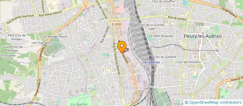localisation de l'entreprise EURODITEL CENTRE  CHAINGY