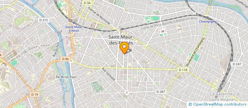 localisation de l'entreprise EURODOMICA (FRANCE) à SAINT-MAUR-DES-FOSSES