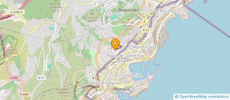 localisation de l'entreprise EURODOMUS  BEAUSOLEIL