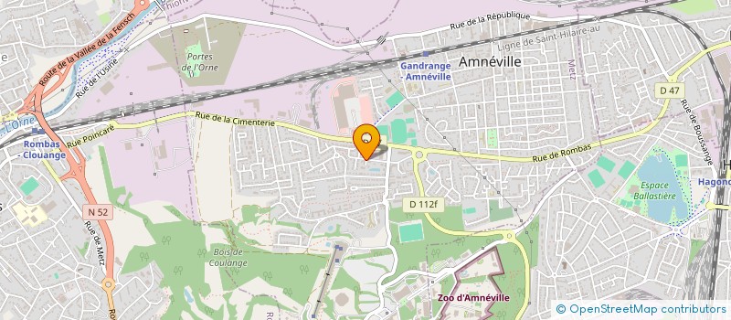 localisation de l'entreprise EURODR  AMNEVILLE