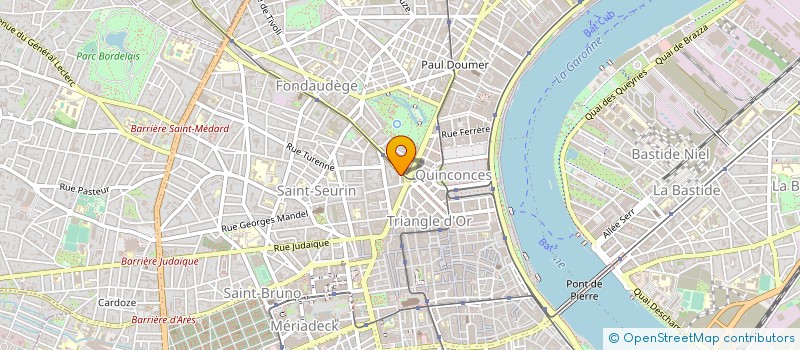 localisation de l'entreprise EURODY à BORDEAUX