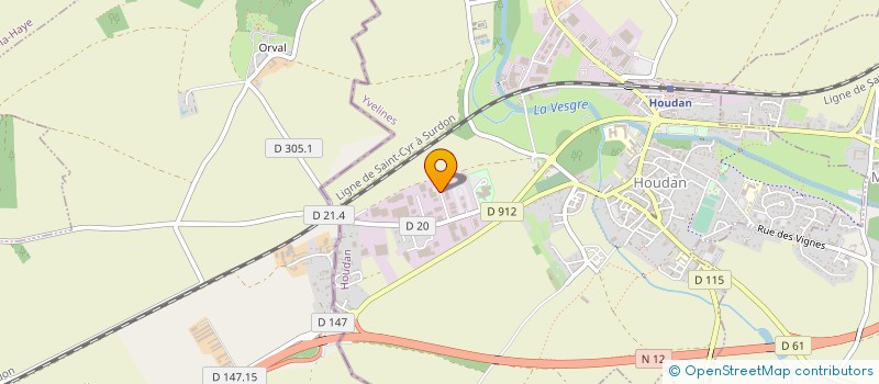 localisation de l'entreprise EURODYNAMIC  HOUDAN