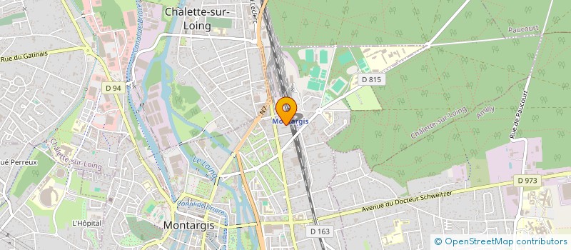 localisation de l'entreprise EURODYNAMITAGE EURL à MONTARGIS