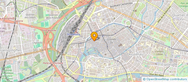 localisation de l'entreprise EUROEIL à STRASBOURG