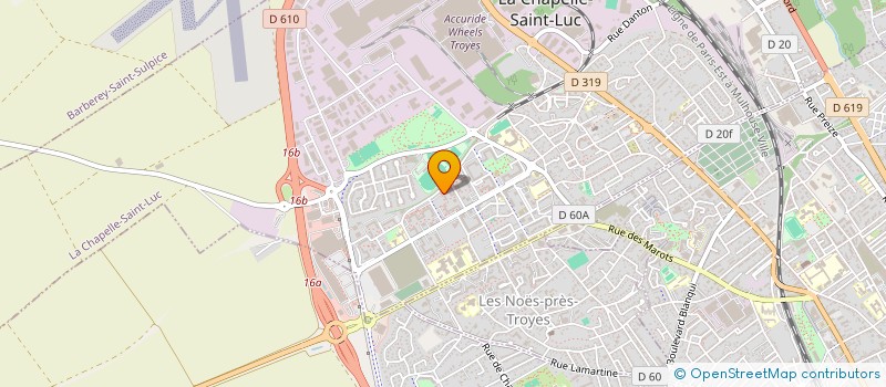 localisation de l'entreprise EUROELEC à LA CHAPELLE-SAINT-LUC