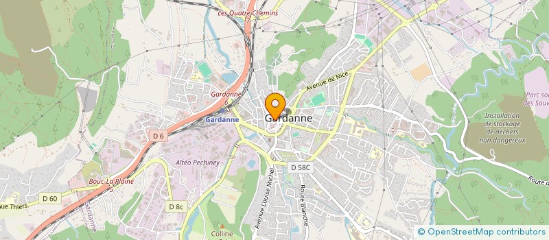 localisation de l'entreprise EUROELEC-MONTI à GARDANNE