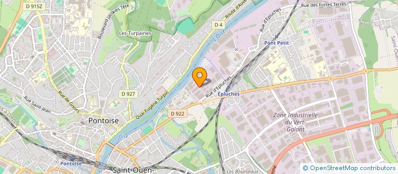 localisation de l'entreprise EUROEVENEMENTCIEL à SAINT-OUEN-L'AUMONE