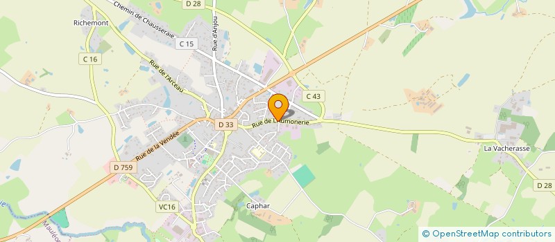 localisation de l'entreprise EUROFARM DIRECT à NUEIL-LES-AUBIERS