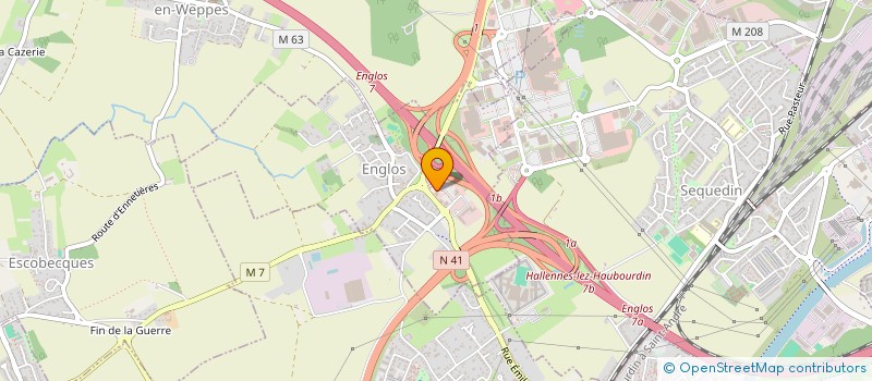 localisation de l'entreprise EUROFARMAT  ENGLOS