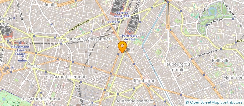 localisation de l'entreprise EUROFER à PARIS