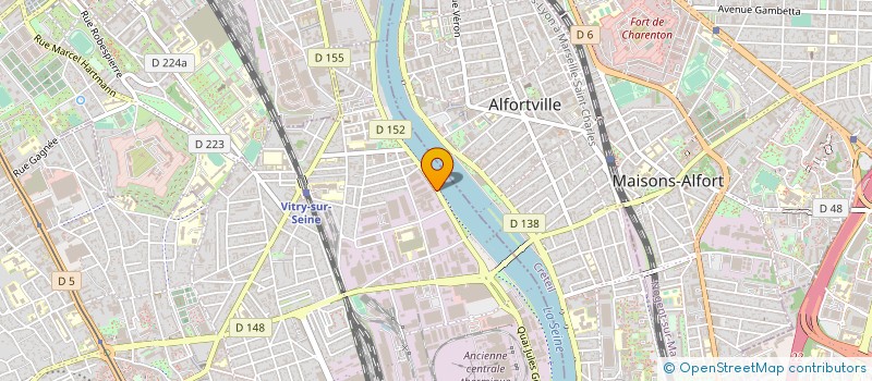 localisation de l'entreprise EUROFERM  VITRY-SUR-SEINE