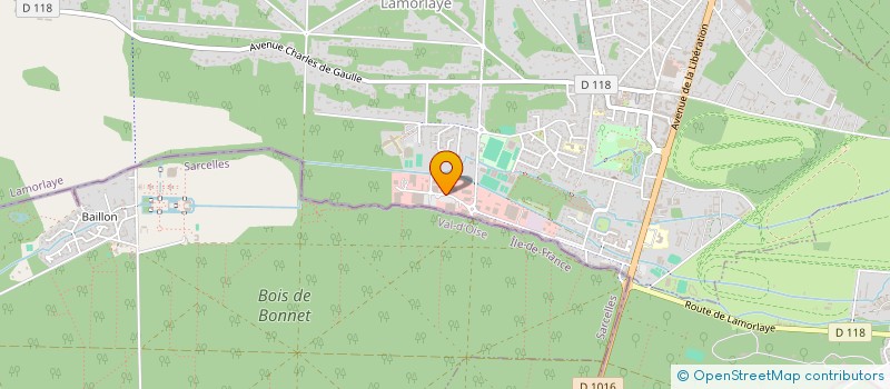 localisation de l'entreprise EUROFERS  LAMORLAYE