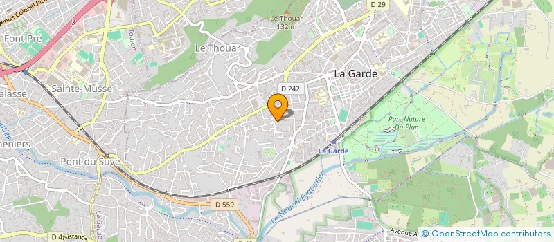 localisation de l'entreprise EUROFETES 83 à LA GARDE