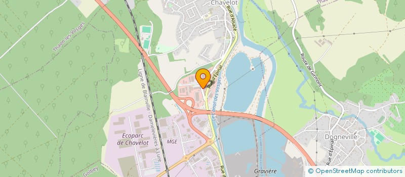 localisation de l'entreprise EUROFI+  CHAVELOT