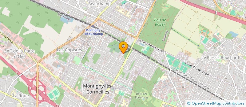 localisation de l'entreprise EUROFIBRE à MONTIGNY-LES-CORMEILLES