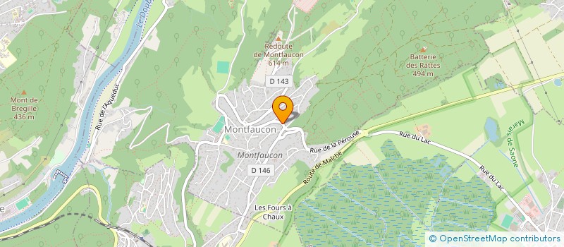 localisation de l'entreprise EUROFIL à MONTFAUCON