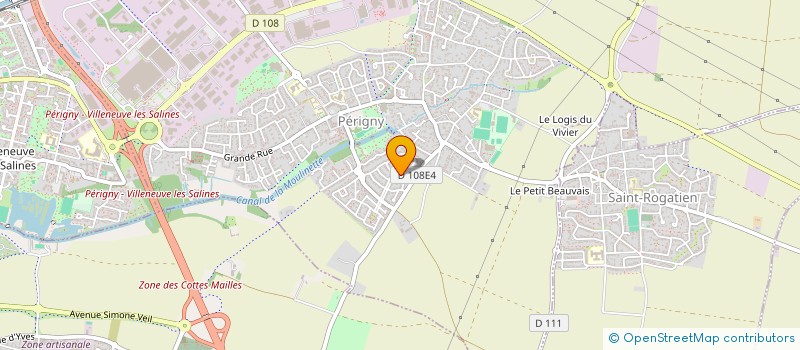 localisation de l'entreprise EUROFINANCE à PERIGNY