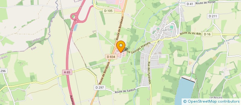 localisation de l'entreprise EUROFINS AGROSCIENCE SERVICES SEEDS FRANCE  GARLIN