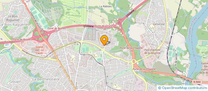 localisation de l'entreprise EUROFINS ANALYSES ENVIRONNEMENTALES POUR LES INDUSTRIELS FRANCE  NANTES