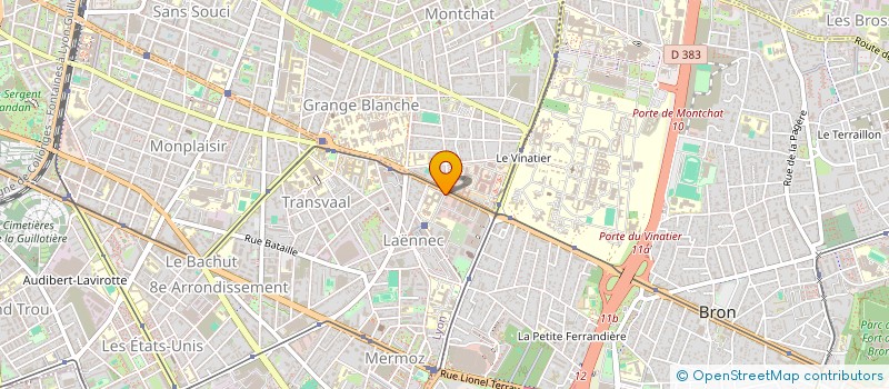 localisation de l'entreprise EUROFINS CALIXAR à LYON